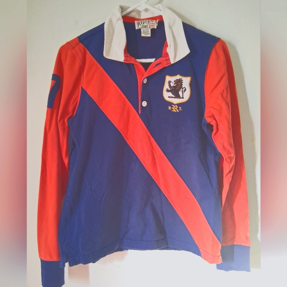 Rugby RALPH LAUREN VINTAGE Large SHIRT RARE